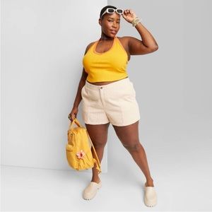 Wild Fable High-Rise Cord Shorts